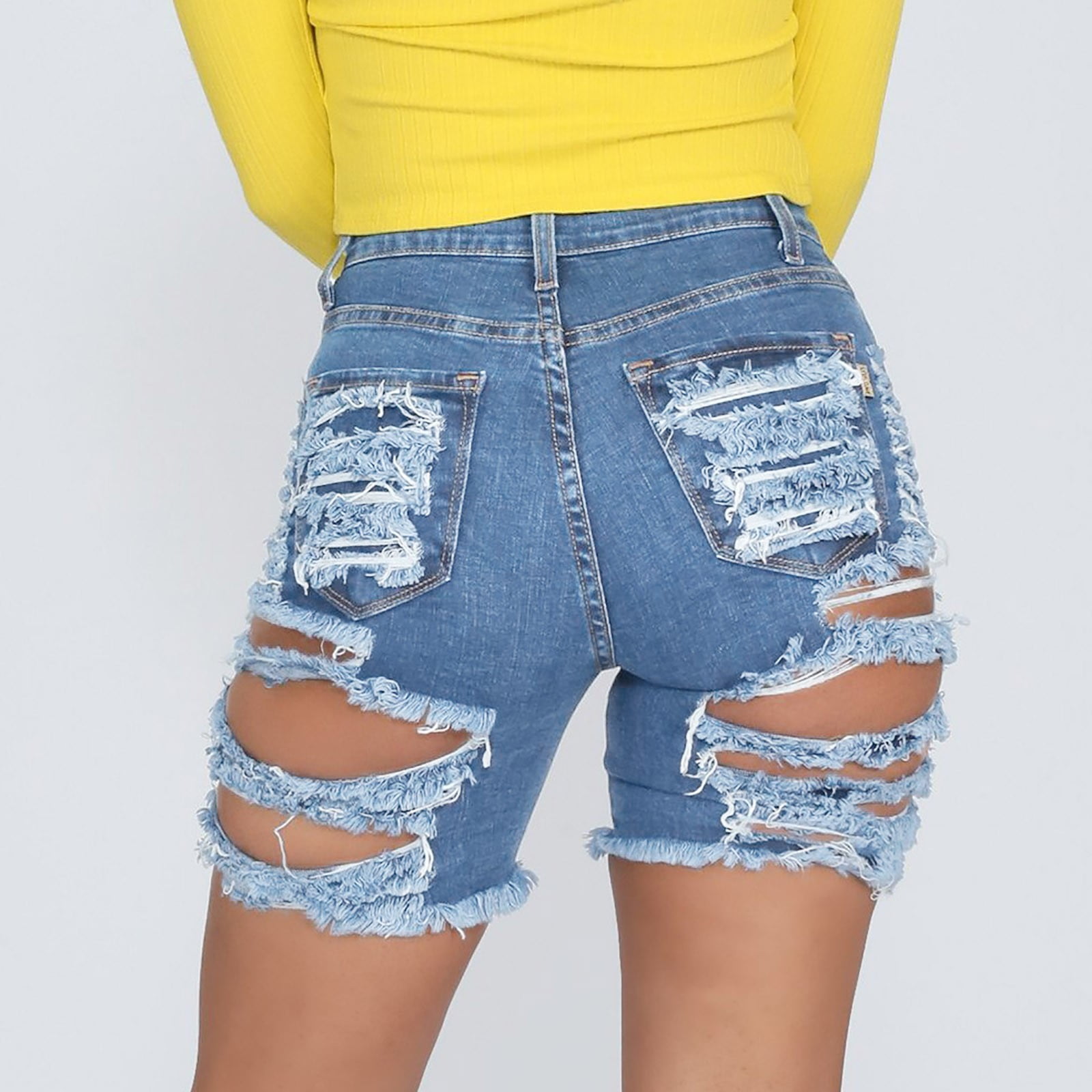 Knee Length Urban Legends Mens Stretchable Denim Shorts at best price in  Indore
